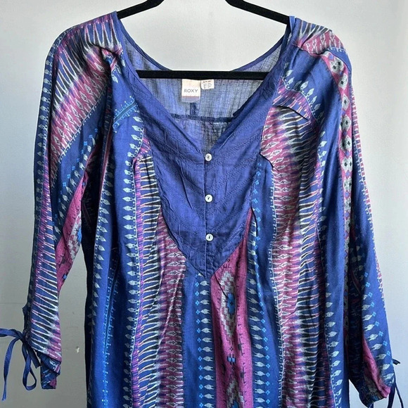 Roxy Shirt | Women's Long Tunic | Long Roxy Shirt | Long Shirt - Picture 3 of 7